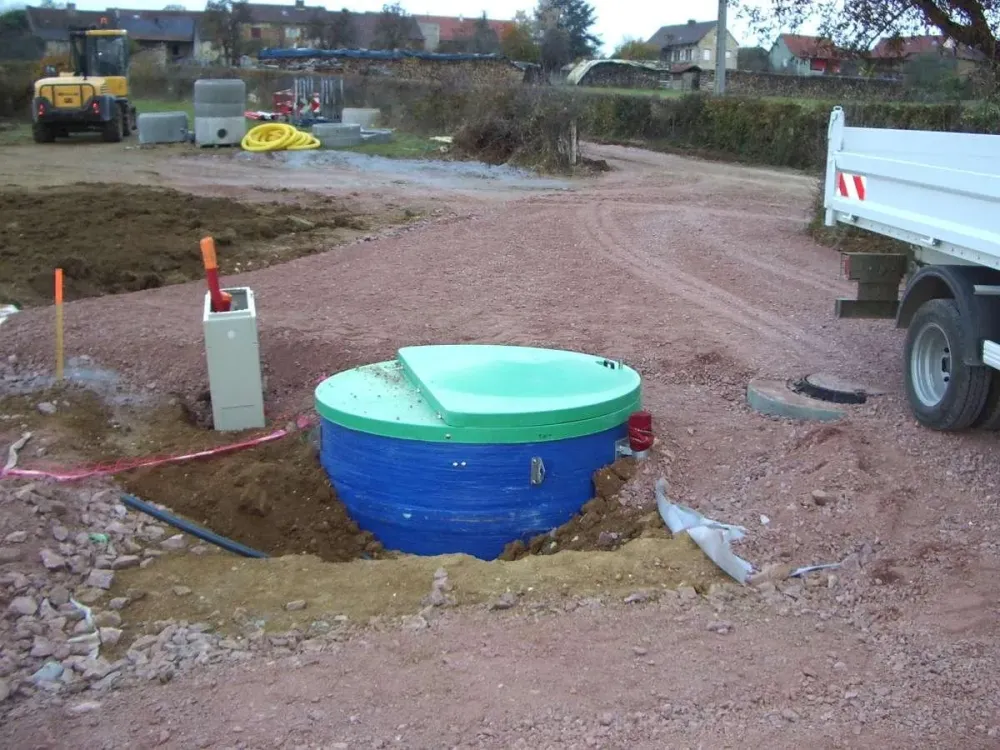 Travaux d'Assainissement Collectif à Trambly