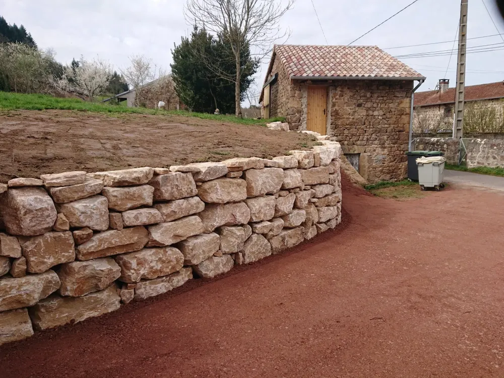 Création de Murs de Soutènement à Trambly