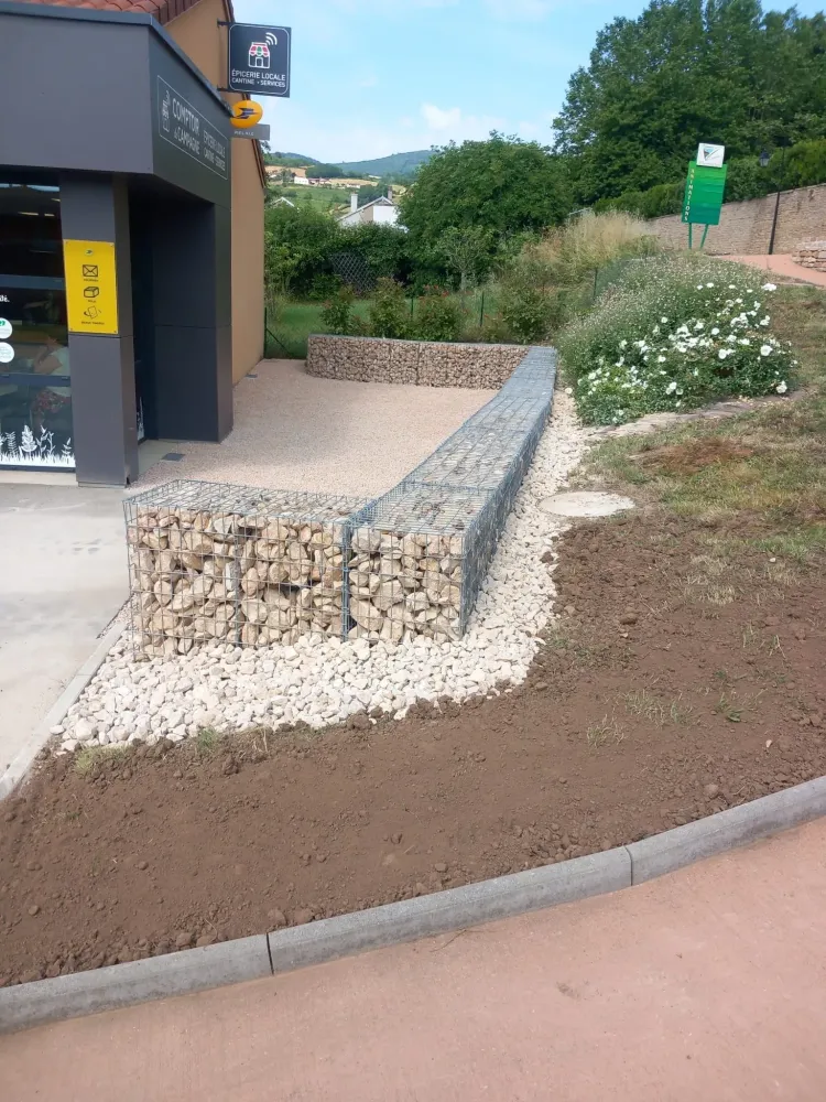 Murs Gabions à Trambly